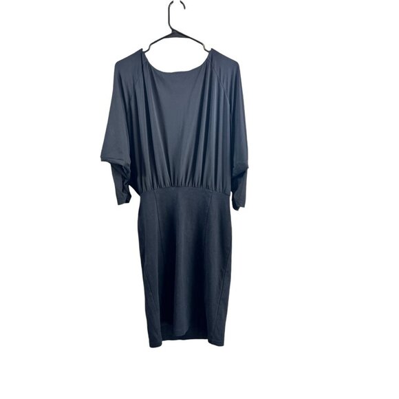 American Glamour Women's Black Midi Dress - Picture 2 of 5